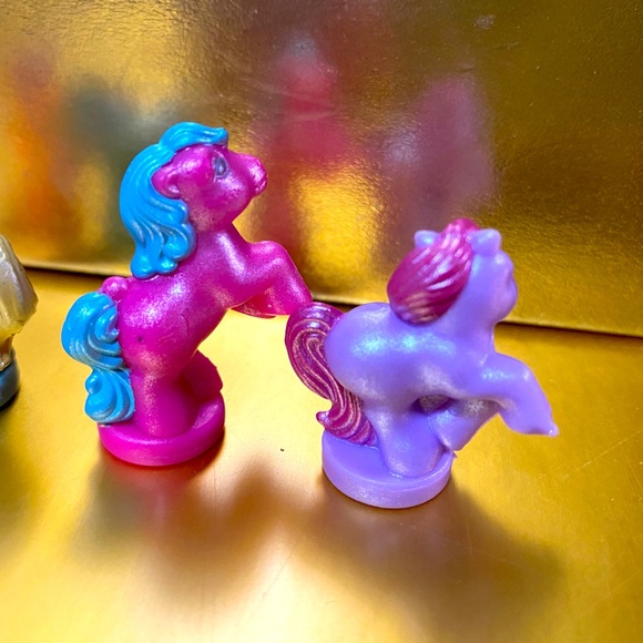 MY LITTLE PONY G1 1987-1988 PETITE PONIES PRETTY ‘N PEARLY PONIES SET OF 4 RARE - Picture 8 of 13